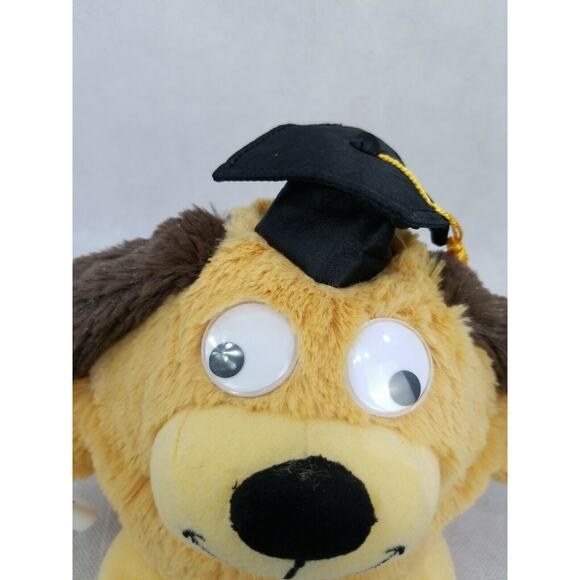 Graduation Stuffed Dog Animated Spinning Singing - Picture 3 of 12
